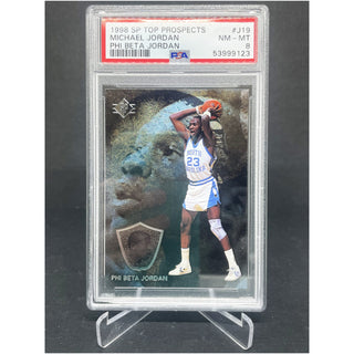 1998 SP Top Prospects Michael Jordan Phi Beta PSA NM-MT 8