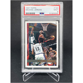 1997 Topps Michael Jordan PSA Mint 9