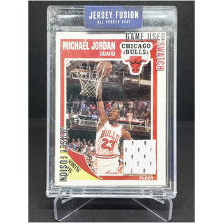 Fleer Michael Jordan Jersey Fusion Game Used Swatch #JF-MJDT