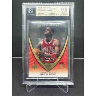 2008-09 Upper Deck Jordan Legacy Collection 176 BGS 9.5 Gem Mint