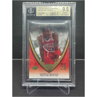 2008-09 Upper Deck Jordan Legacy Collection 332 BGS 9.5 Gem Mint