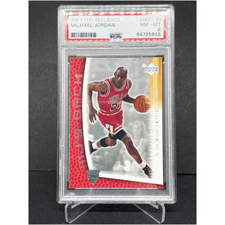 2001 U.D. MJ's Back Michael Jordan PSA NM-MT 8