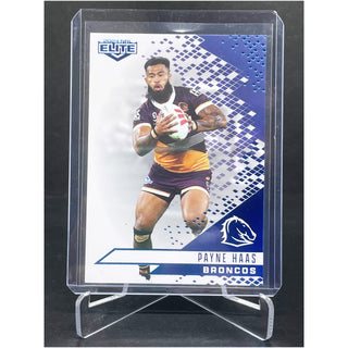 2024 NRL Elite Payne Haas Brisbane Broncos Mojo Sapphire MS 004 L/Ed 21/25