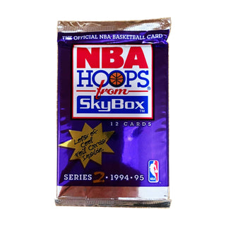 1994/95 SkyBox Hoops Series 2 Basketball 12-Card Pack