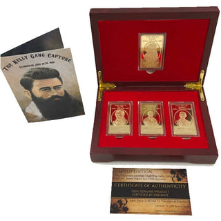 Ned Kelly Gang Ingot L/Ed Series In Boxed Set