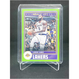 2023-24 Panini Hoops LeBron James Neon Green Tribute - No. 290