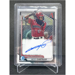 2024 Topps Chrome 1st Bowman Neyfy Castillo Base Auto #CPA-NC