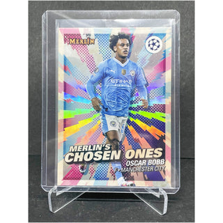 2024 Topps UEFA Merlins Chosen Ones Oscar Bobb #MC-13