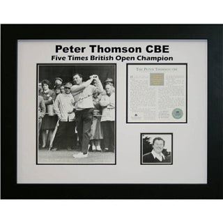 Peter Thomson Signed Limited Edition Collage Framed