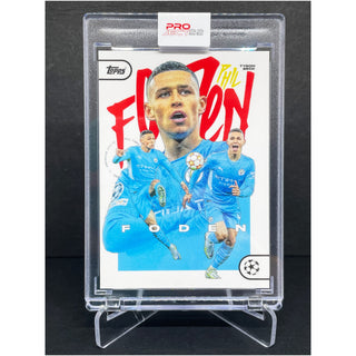 Topps Project 22 Phil Foden Manchester City (Designed by Tyson Beck)