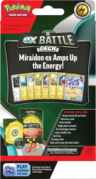 Pokemon TCG: Victini & Miraidon ex Battle Deck (Randomly Selected)