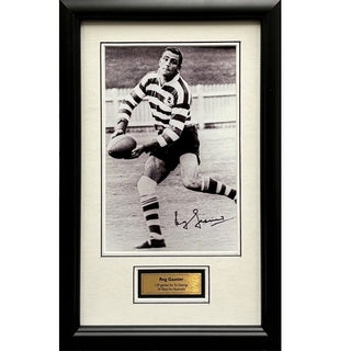 Reg Gasnier Signed St George Dragons Photo Framed