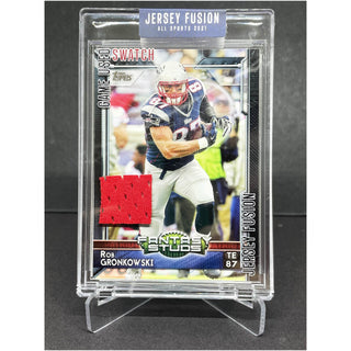 2015 Topps Fantasy Studs Rob Gronkowski Jersey Fusion Game Used Swatch #JF-RG08