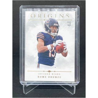 2024 Panini Origins Football Rome Odunze RC White Variation - No. 105