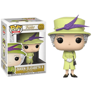 Royal Family - Queen Elizabeth II Green Dress Pop! Vinyl