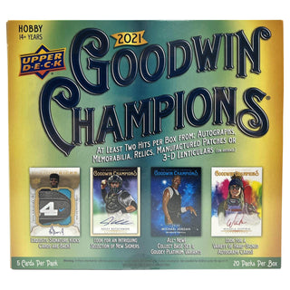 2021 Upper Deck Goodwin Champions Hobby Box