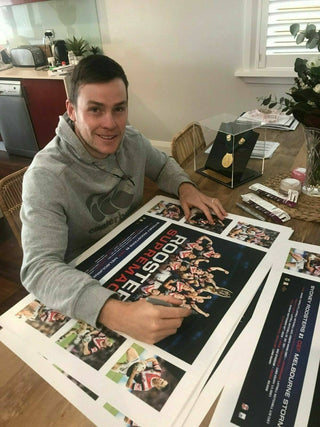 2018 Sydney Roosters Supremacy Print Signed Luke Keary