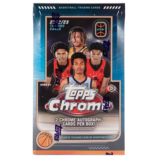 2022-23 Topps Chrome Overtime Elite Basketball Hobby Box