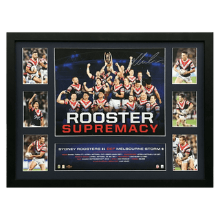 2018 Sydney Roosters Supremacy Print Signed Luke Keary