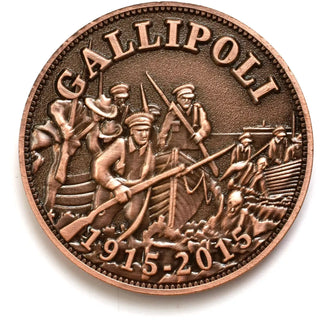 GALLIPOLI CENTENARY TRENCH ART COMMEMORATIVE TWO UP SET