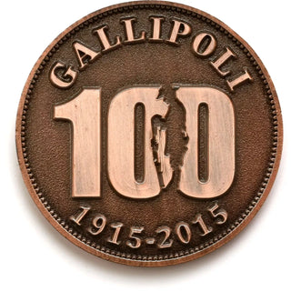 GALLIPOLI CENTENARY TRENCH ART COMMEMORATIVE TWO UP SET