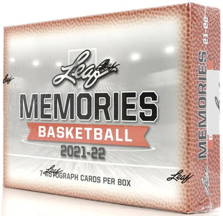 2021-22 Leaf Memories NBA Basketball cards Hobby Box