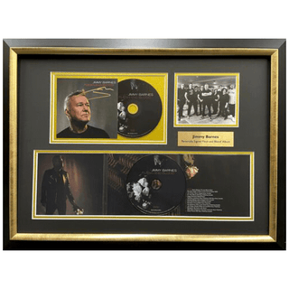 Jimmy Barnes Hand Signed Flesh and Blood CD Tribute Framed