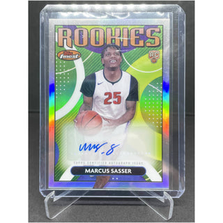 2024 Topps Finest Rookies Marcus Sasser Auto RC #RFA-MS