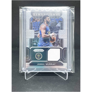 2021-22 Panini Prizm Sensational Swatches Jamal Murray Game Worn Material - No. SW-JMY