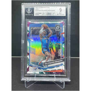 2023-24 Donruss Optic Jazz Shai Gilgeous-Alexander SSP BGS 9 Mint