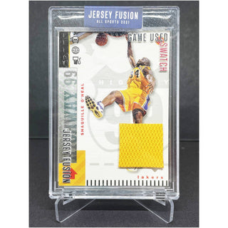 1999 Upper Deck Highway 99 Shaquille O'Neal Jersey Fusion Game Used Swatch #JF-SO99