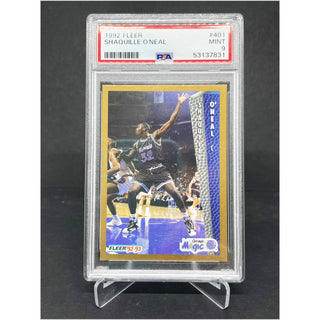 1992 Fleer Shaquille O'Neal PSA Mint 9