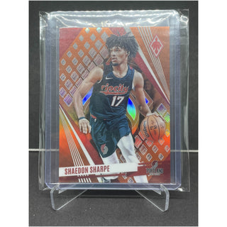 2023-24 Panini Phoenix Shaedon Sharpe Red 19/99