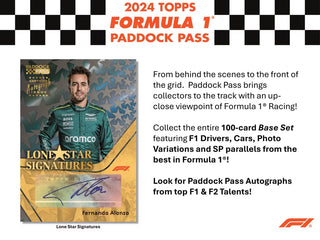 2024 Topps Paddock Pass F1 Formula 1 6-Blaster Pack