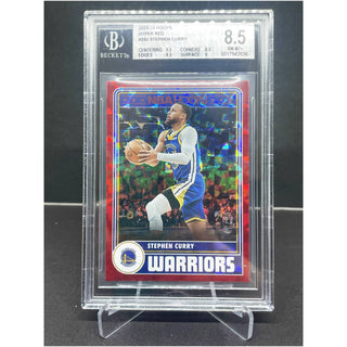 2023-24 Hoops Hyper Red Stephen Curry 47/99 BGS NM-MT+ 8.5