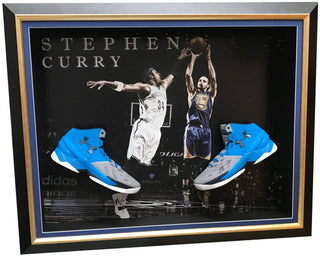 Stephen Curry Signed Under Armor Shoe Framed