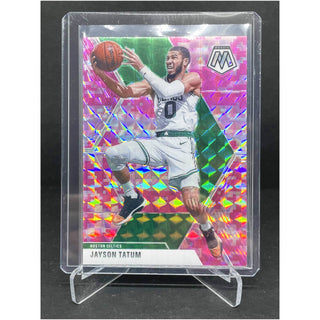 2019-20 Panini Mosaic Jayson Tatum Pink Camo Prizm - No. 79