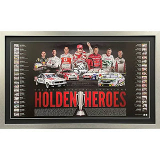 Holden Heroes Framed Sports Print