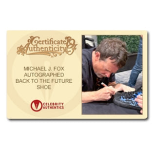 Michael J Fox Signed Back To The Future Sneakers