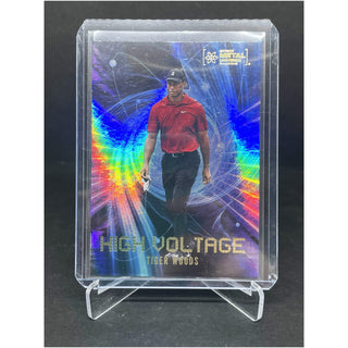 2023 SkyBox Metal Universe Champions Tiger Woods High Voltage #HV-2