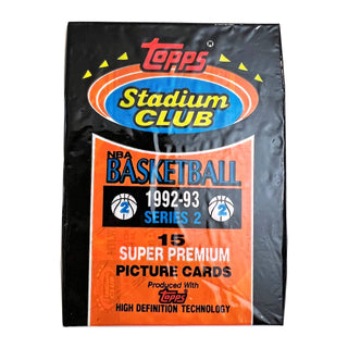 1992-93 Topps Stadium Club NBA Series 2 Pack