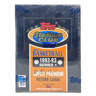 1992-93 Topps Stadium Club NBA Series 1 - 36 Pack Box