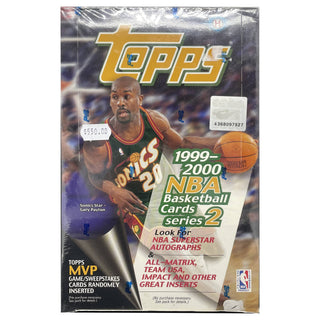 1999-00 Topps NBA Basketball Series 2 Factory Sealed Hobby Box