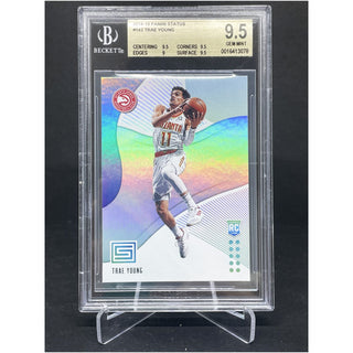 2018-19 Panini Status Trae Young Rookie BGS 9.5 Gem Mint