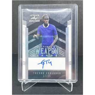 2022 Leaf Soccer Ultimate Weapon Trevoh Chalobah Auto 17/25