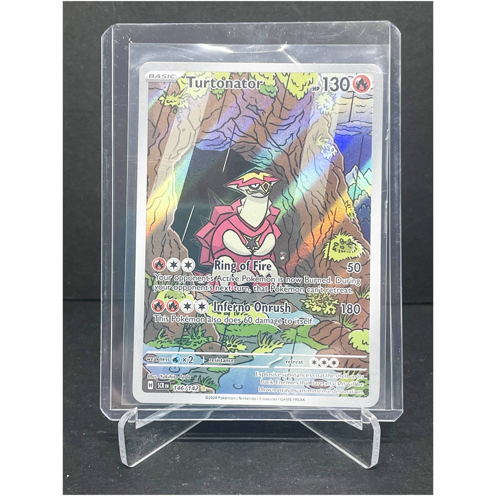 2024 Pokémon Turtonator Stellar Crown Illustration 146/142 – Icons of Sport