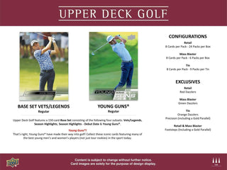 2024 Upper Deck Golf 6-Pack Blaster Box