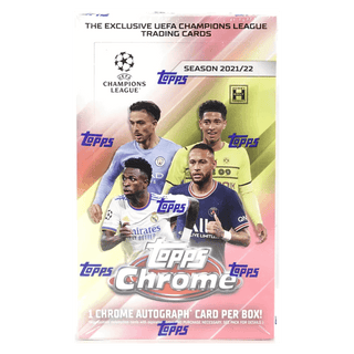 2021-22 Topps UEFA Champions League Chrome Soccer Hobby Box