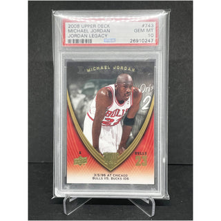 2008-09 Upper Deck Michael Jordan (Jordan Legacy) PSA Gem Mint 10