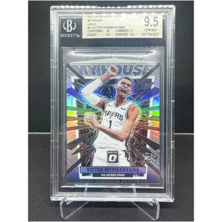 2023-24 Donruss Optic My House Holo Victor Wembanyama RC BGS 9.5 Gem Mint